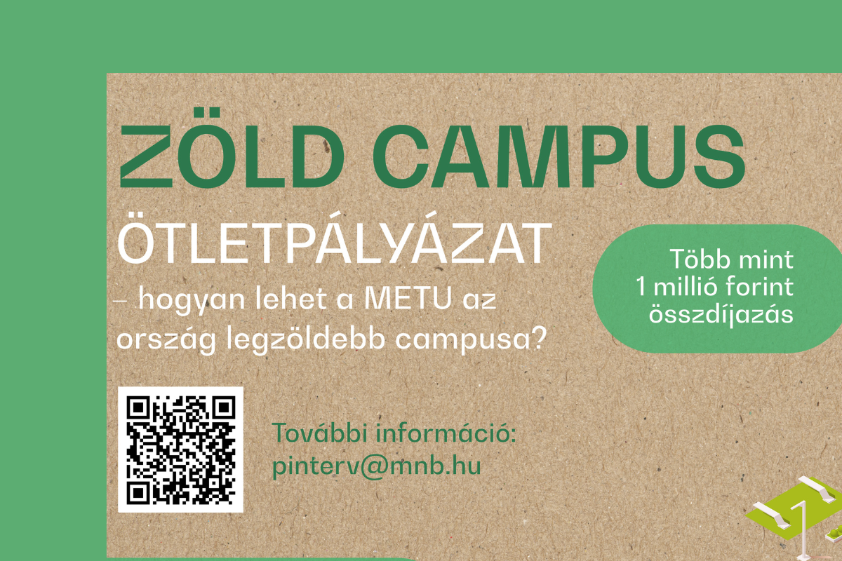 Zöld CAMPUS Ötletpályázat