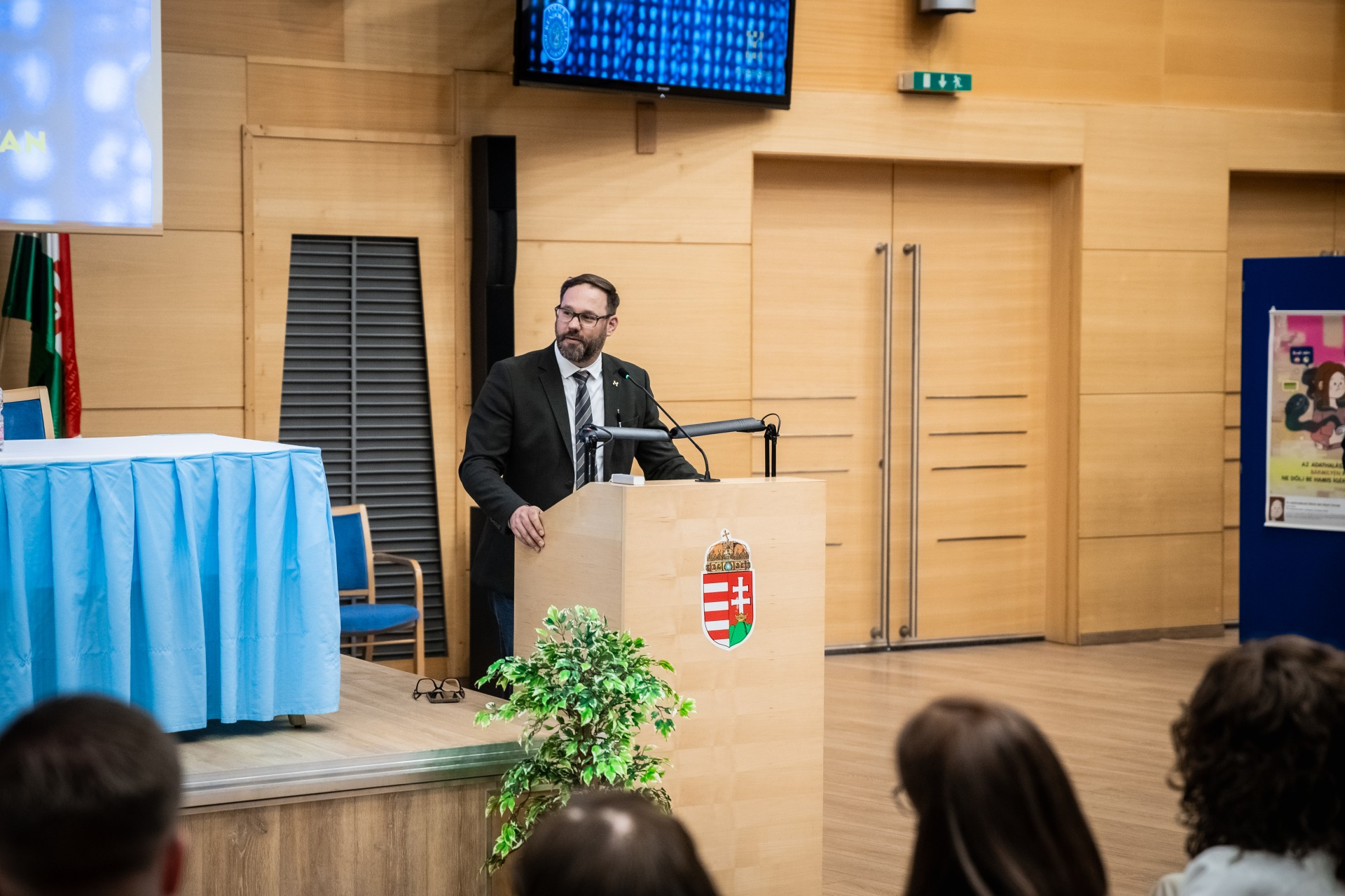 Dr. Megyeri Gábor, a Budapesti Metropolitan Egyetem Művészeti és Kreatívipari Karának dékánja - fotó: police.hu